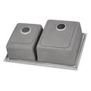 Ruvati 33 x 22 in. 2 Hole 2 Bowl Drop-in Kitchen Sink 