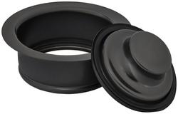 1-1/2 x 4-1/2 in. Stainless Steel Disposal Flange and Strainer in Gunmetal Black