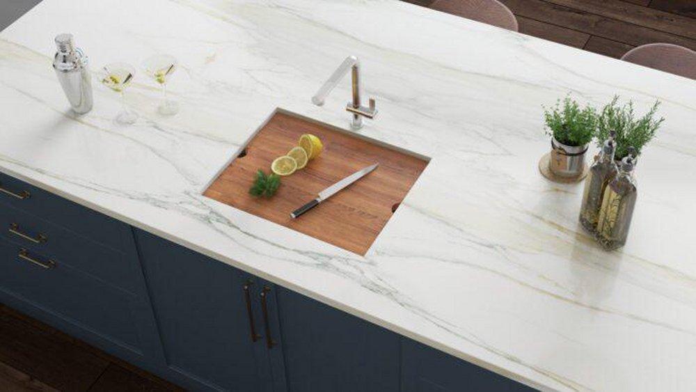 Ruvati Stainless Steel 21 x 19 in. No Hole Undermount Bar Sink 