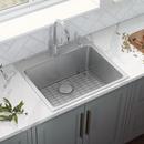 Ruvati 23-3/8 x 20-5/8 in. 2 Hole 1 Bowl Drop-in Kitchen Sink 