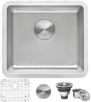 18 x 16 in. No Hole Undermount Bar Sink in Stainless Steel