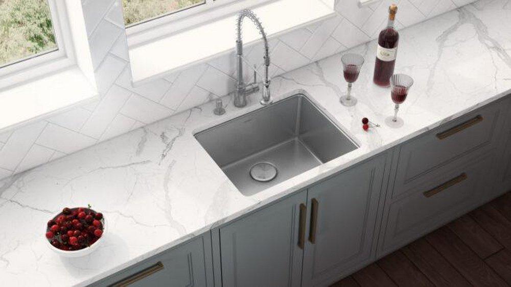 18 x 16 in. No Hole Undermount Bar Sink in Stainless Steel 