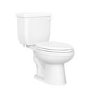 1.6 gpf Round Two Piece Toilet in White 