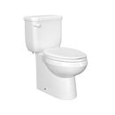 1.0 gpf Elongated Two Piece Skirted Toilet in White with  14 in. Rough-In