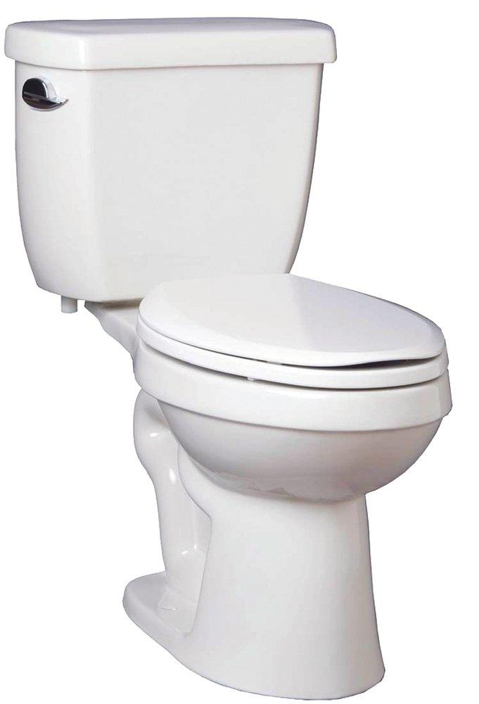 1.28 gpf Elongated Two Piece Toilet in White 