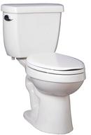 1.28 gpf Elongated Two Piece Toilet in White 