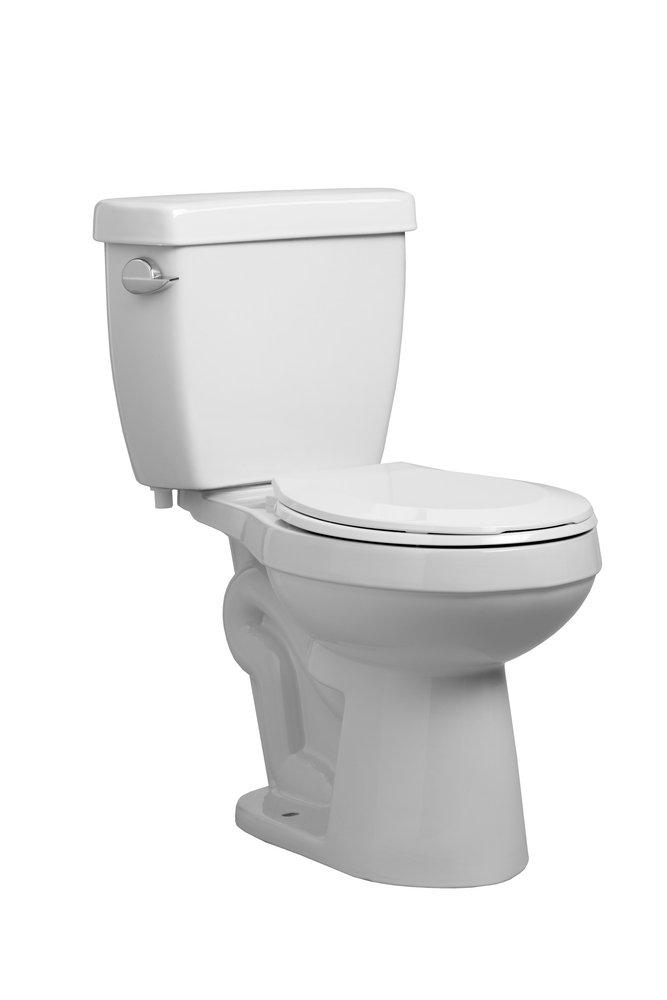 1.28 gpf Round Two Piece Toilet in White 