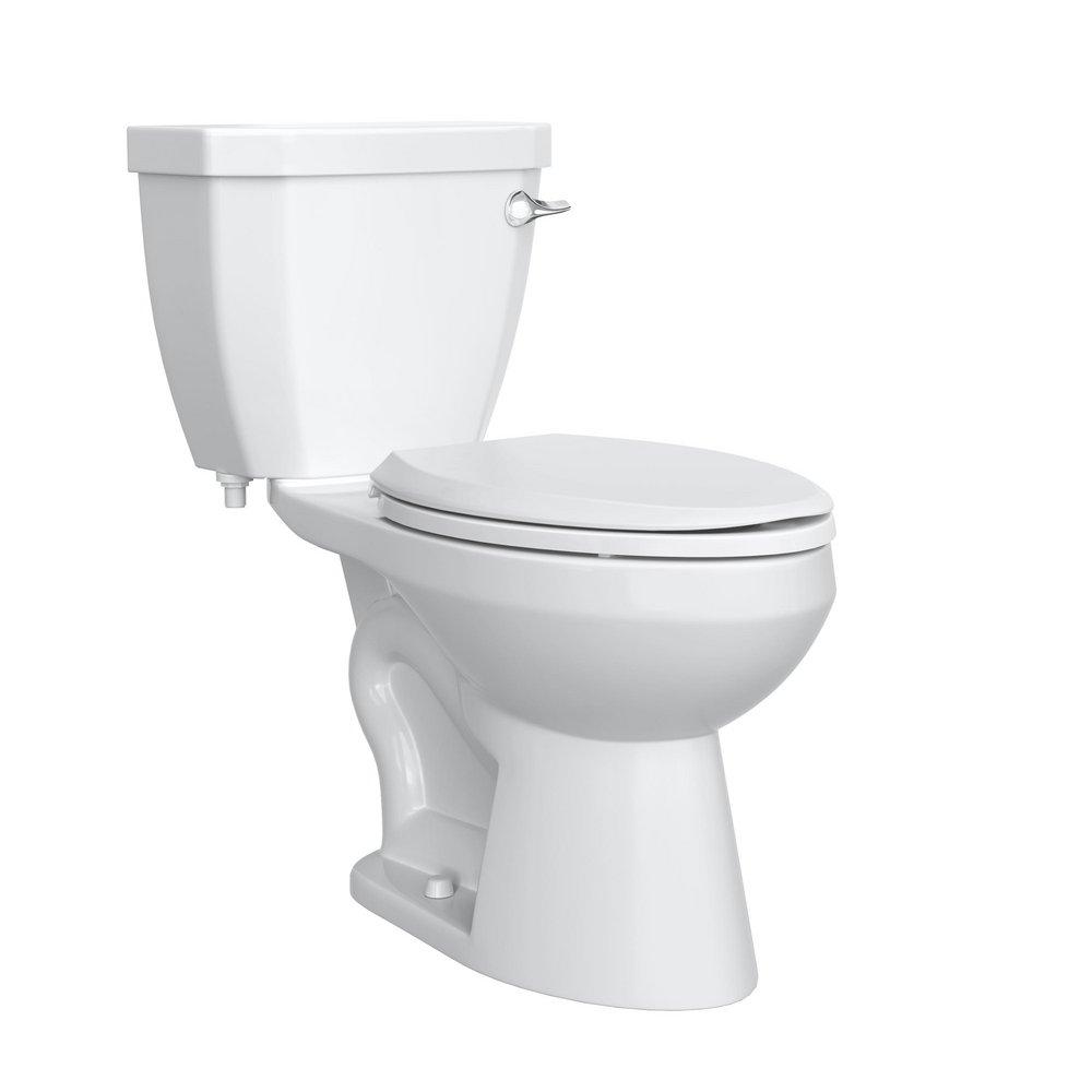 1.28 gpf Elongated Two Piece Toilet in White 