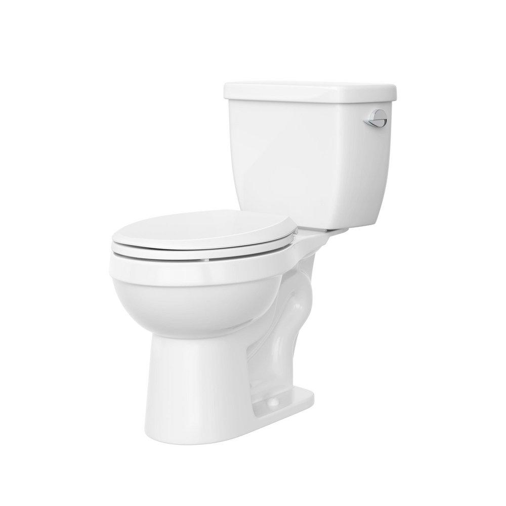 1.28 gpf Elongated Two Piece Toilet in White 