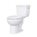 1.28 gpf Round Two Piece Toilet in White 