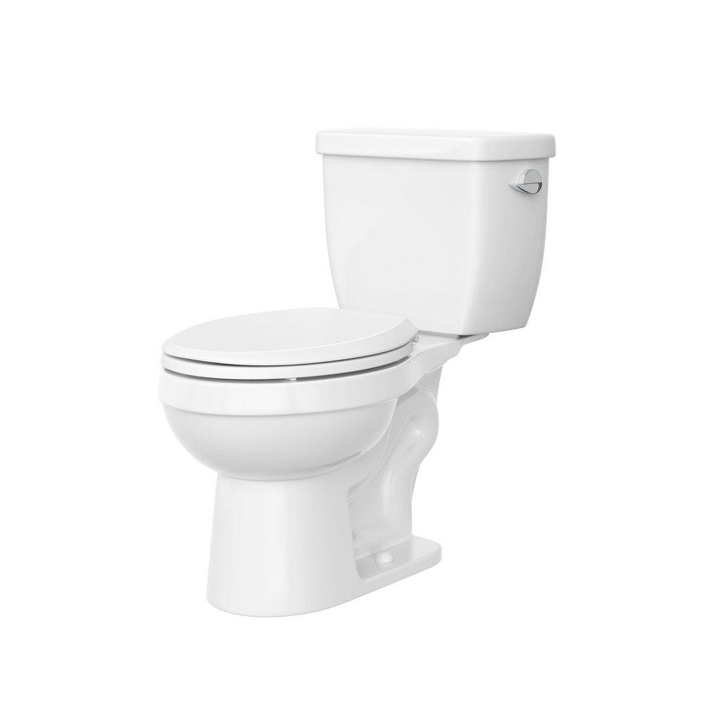 1.28 gpf Elongated Two Piece Toilet in White 