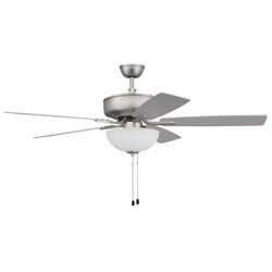 5 Blades 52 in. Indoor Ceiling Fan in Brushed Satin Nickel