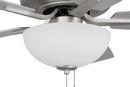 Craftmade Brushed Satin Nickel 5 Blades 52 in. Indoor Ceiling Fan 