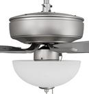 Craftmade Brushed Satin Nickel 5 Blades 52 in. Indoor Ceiling Fan 