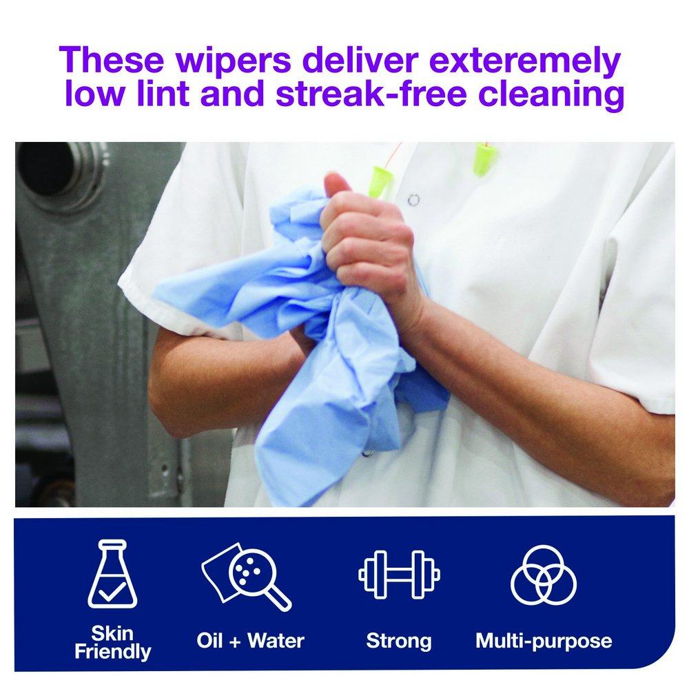 Tork Blue 12-813/1000 x 16-2/5 in. Wiper (Case of 5) 