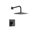 One Handle Single Function Shower Faucet in Matte Black (Trim Only)