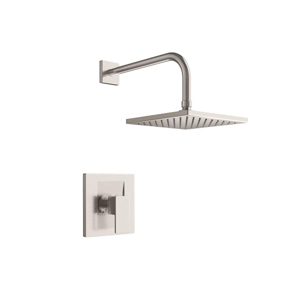 One Handle Single Function Shower Faucet in Brushed Nickel (Trim Only) 
