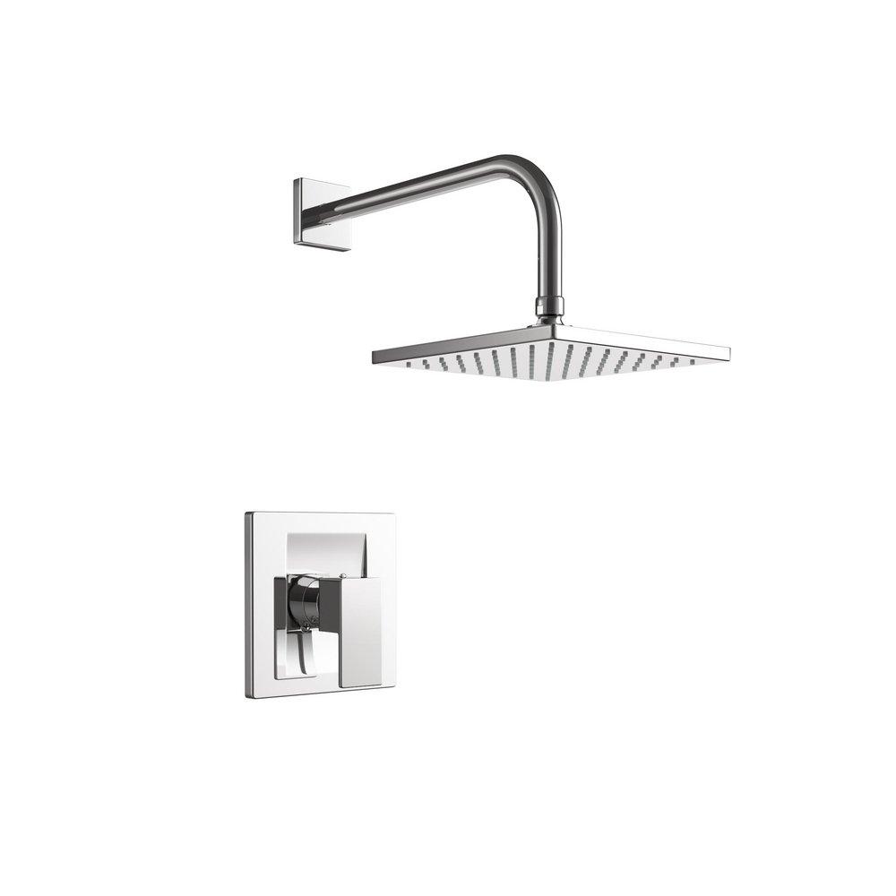 One Handle Single Function Shower Faucet in Chrome (Trim Only) 