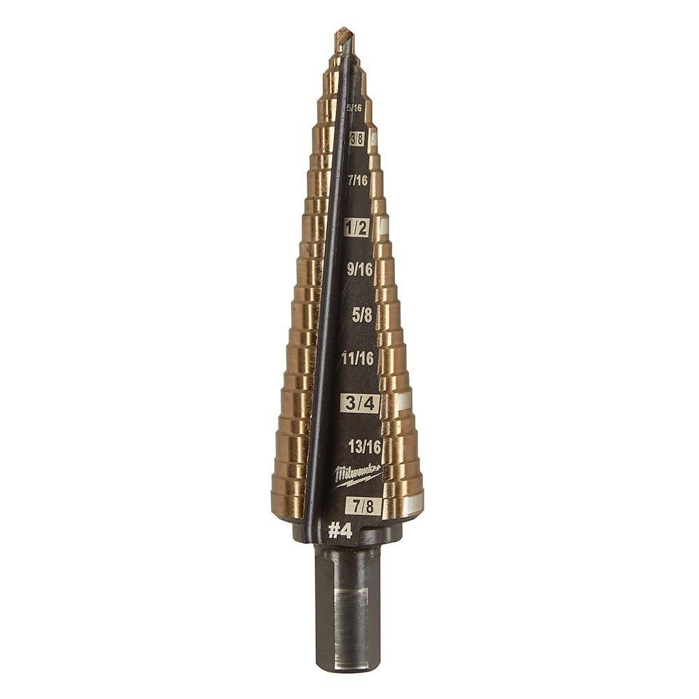 #4 3/16-7/8 COBA STEP DRILL BIT 
