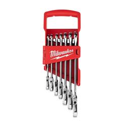 7-Piece SAE Flex-Head Combination Wrench Set