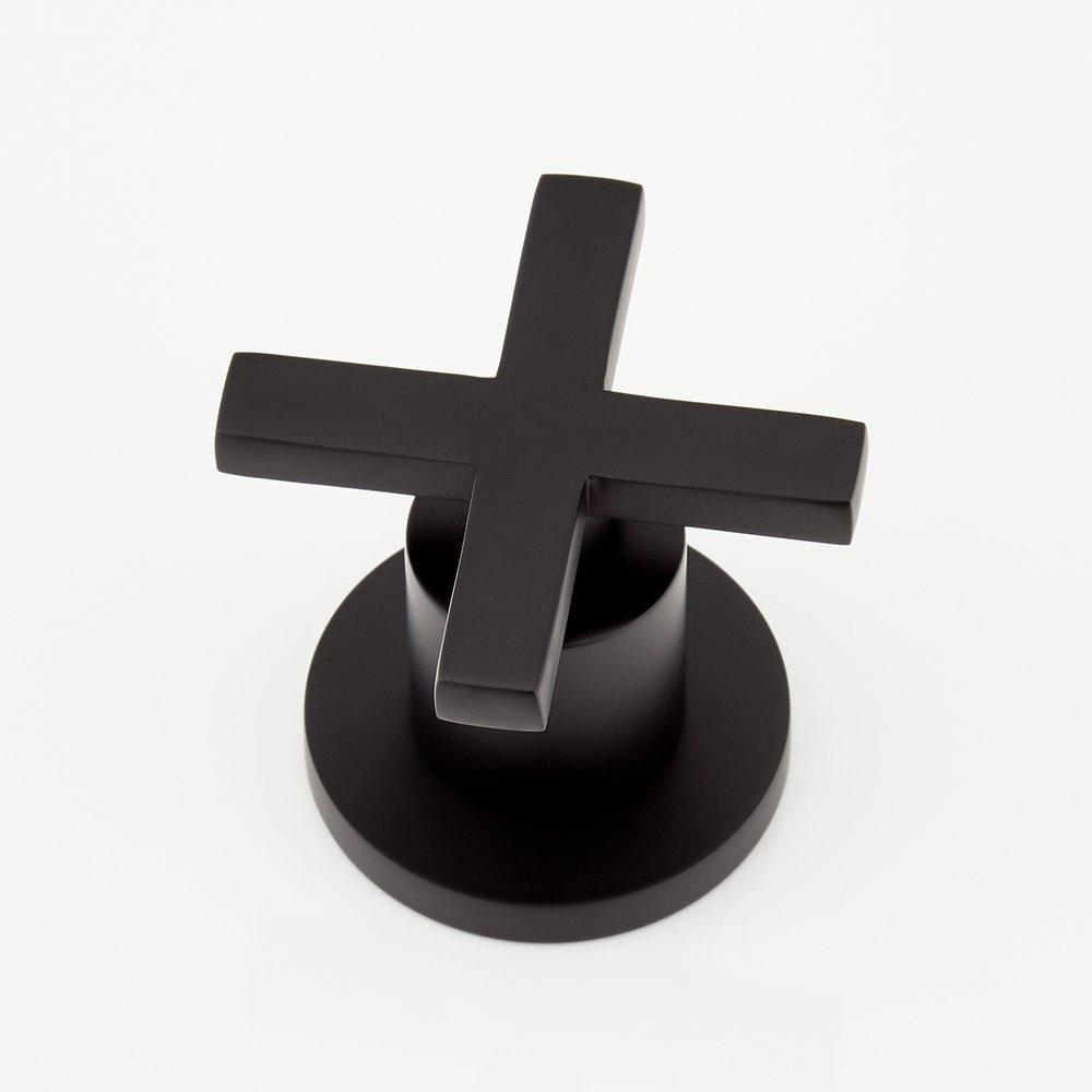 Signature Hardware Matte Black Two Handle Widespread Bathroom Sink Faucet 