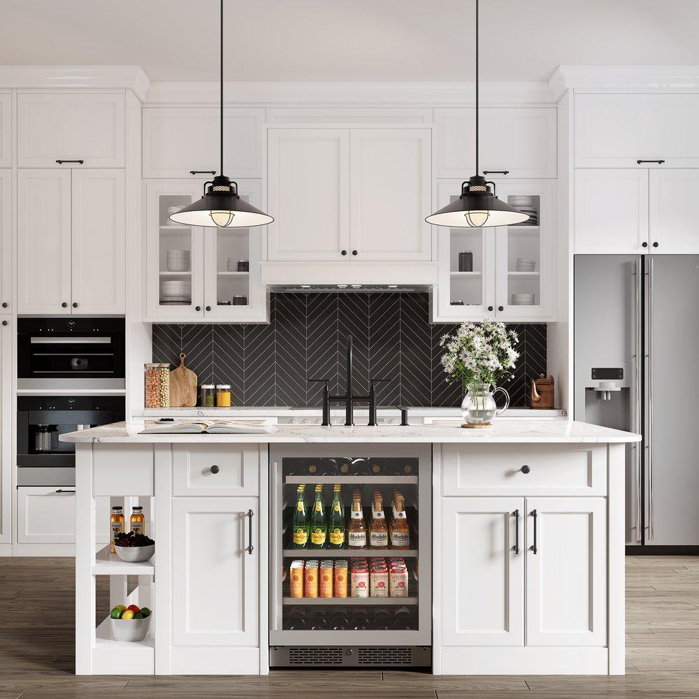 Signature Hardware Matte Black Bridge Pull Down Kitchen Faucet 