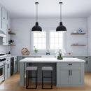 Signature Hardware Matte Black Bridge Pull Down Kitchen Faucet 