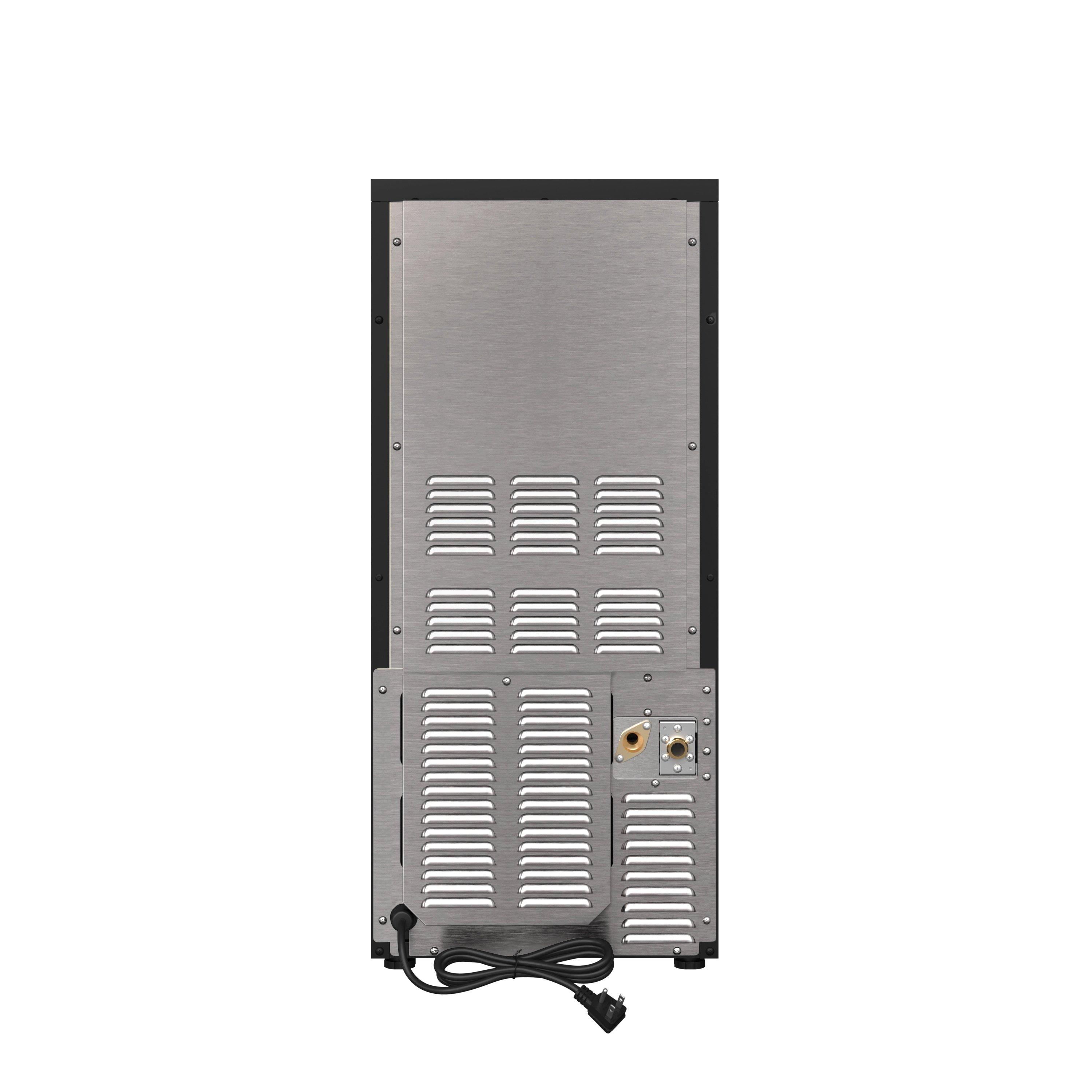 Avallon Stainless Steel 23-1/4 x 33-3/4 in. 26 lb. Rectangular Ice Maker 