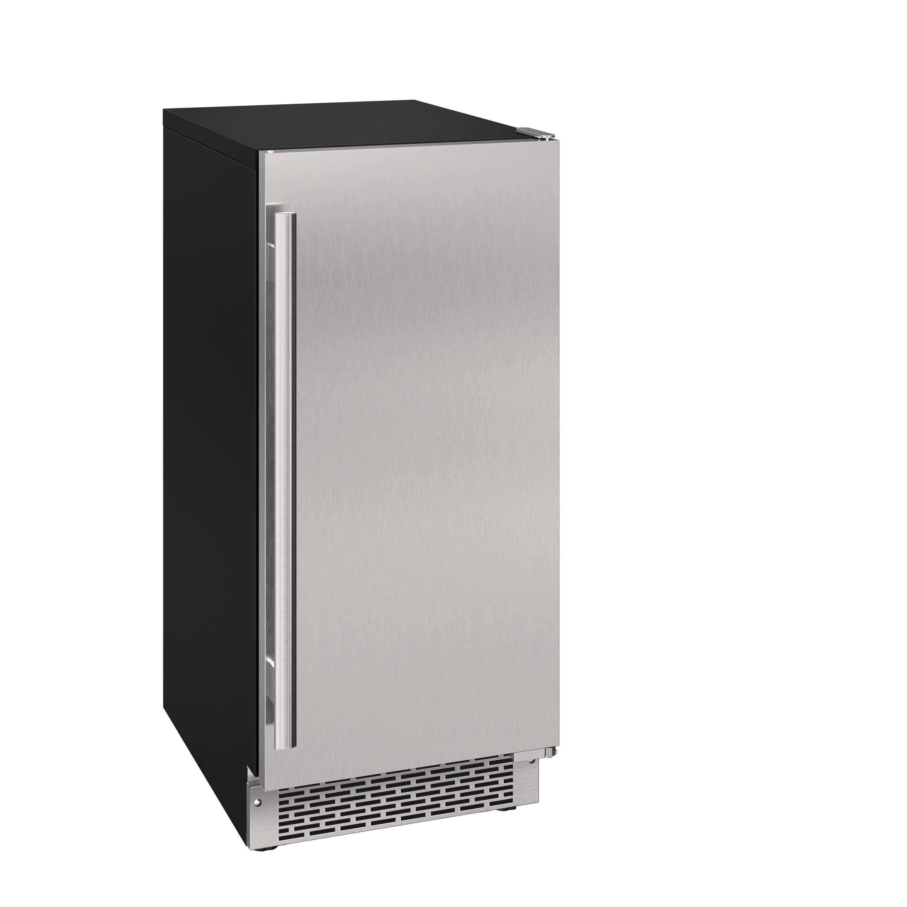 Avallon Stainless Steel 23-1/4 x 33-3/4 in. 26 lb. Rectangular Ice Maker 