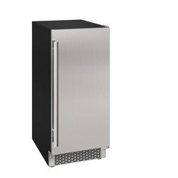 15" Built-In Indoor Gourmet Ice Maker with Drain Pump and Right Hinge in Stainless Steel