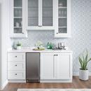 15" Built-In Indoor Gourmet Ice Maker with Drain Pump and Left Hinge in Stainless Steel 