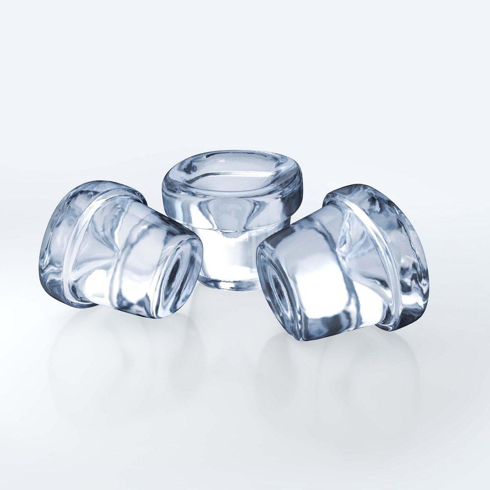 15" Built-In Indoor Gourmet Ice Maker with Drain Pump and Left Hinge in Stainless Steel 