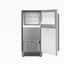 15" Built-In Indoor Gourmet Ice Maker with Gravity Pump and Right Hinge in Stainless Steel 