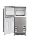 15" Built-In Outdoor Gourmet Ice Maker with Drain Pump and Left Hinge in Stainless Steel 