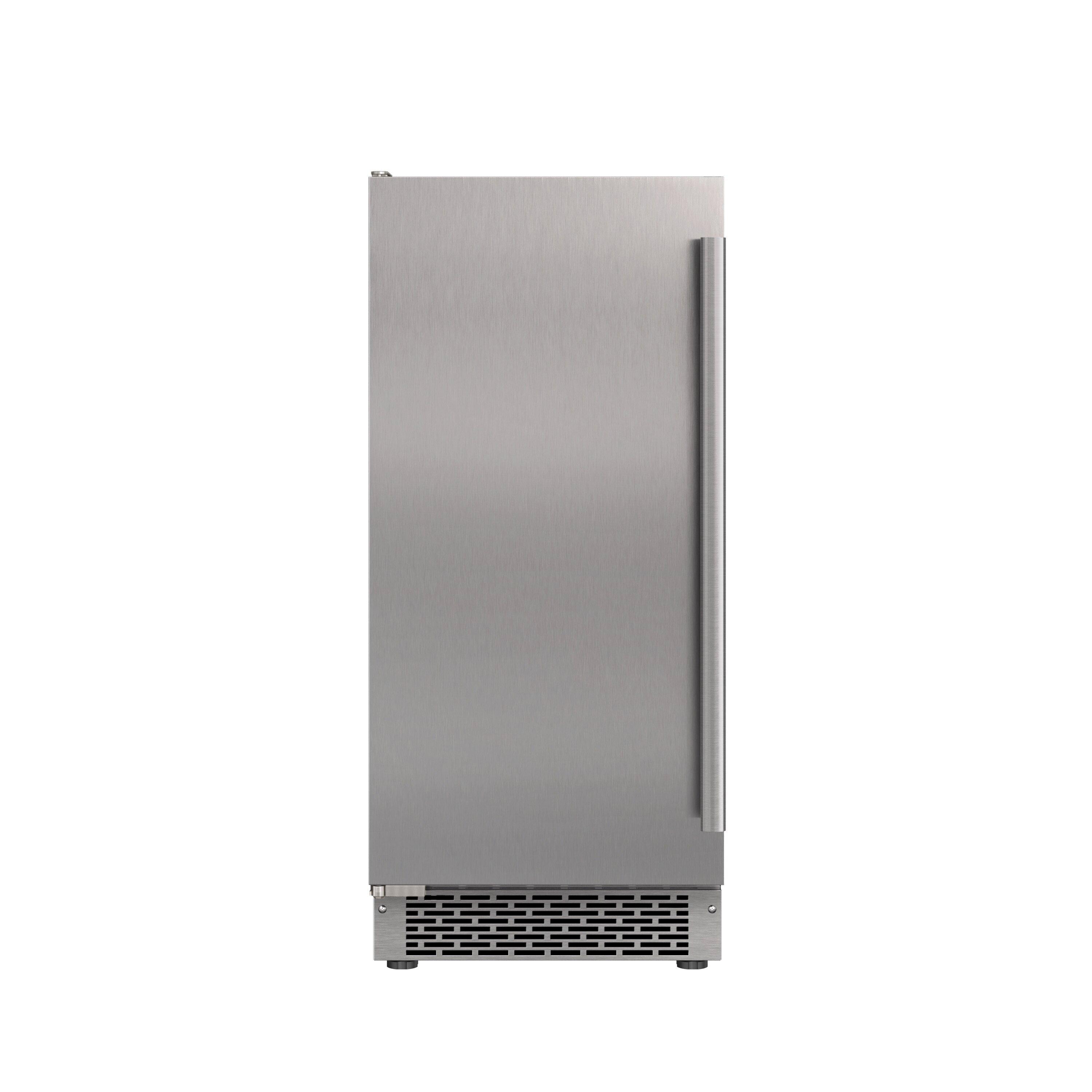 Avallon Stainless Steel 23-1/4 x 33-3/4 in. 26 lb. Rectangular Ice Maker 