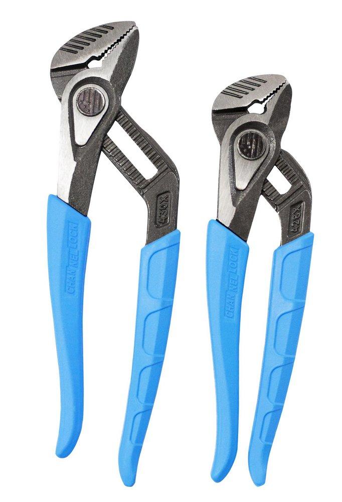 Channellock Polished Steel Tongue & Groove Pliers Set 