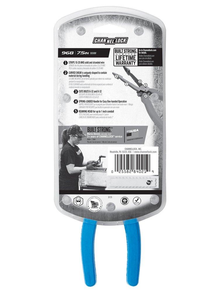 CHANNELLOCK&reg; Polished Wire Stripper 