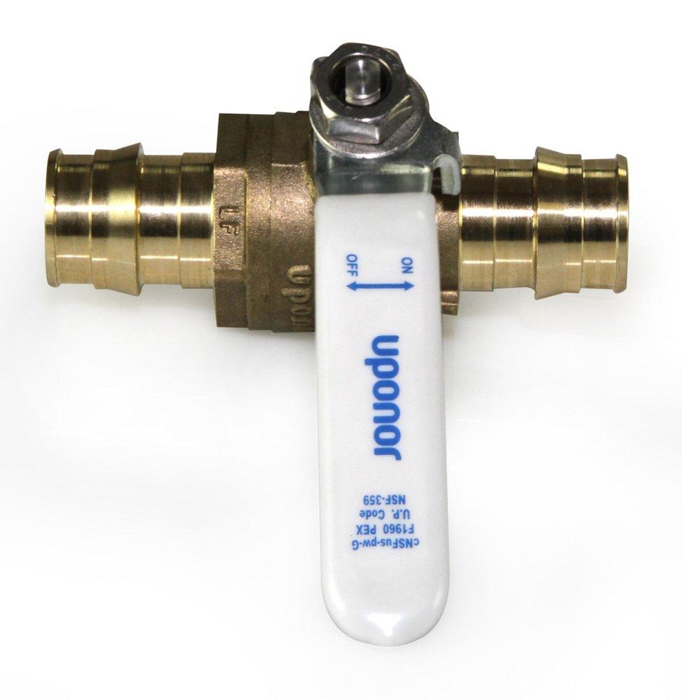 Uponor Brass Pex Brass Commercial Full Port Ball Valve 