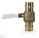 Uponor Brass Pex Brass Commercial Full Port Ball Valve 