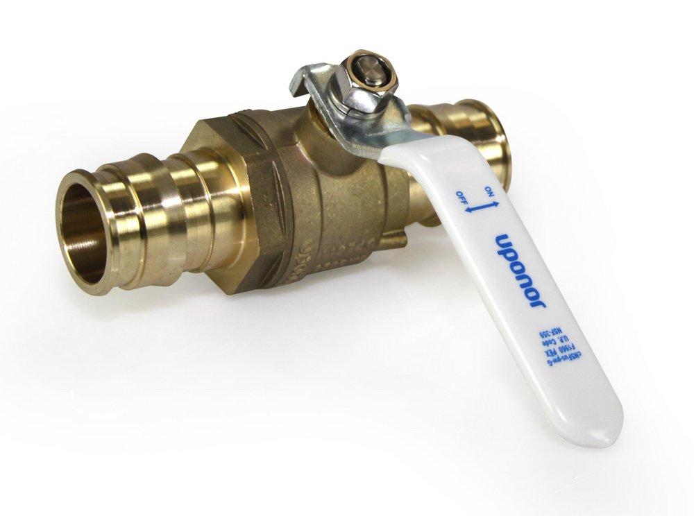 Uponor Brass Pex Brass Commercial Full Port Ball Valve 