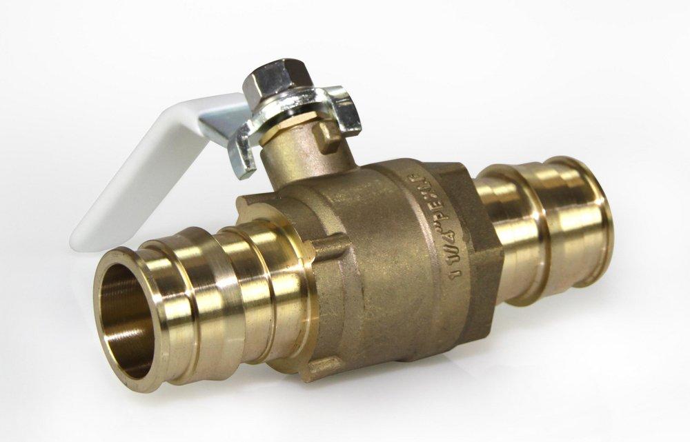 Uponor Brass Pex Brass Commercial Full Port Ball Valve 