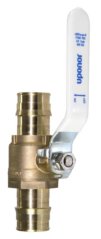 Uponor Brass Pex Brass Commercial Full Port Ball Valve 