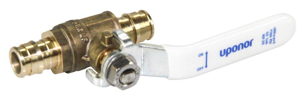 Uponor Brass Pex Brass Commercial Full Port Ball Valve 