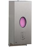 Bobrick Satin 850mL Surface Mount and Wall Mount Stainless Steel Soap & Lotion Dispenser 