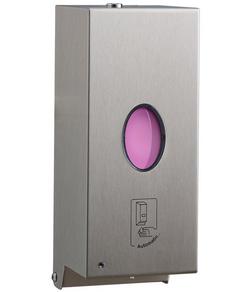 850mL Surface Mount and Wall Mount Stainless Steel Soap & Lotion Dispenser in Satin