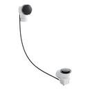 Signature Hardware Matte Black 22 in. Cable Drain 