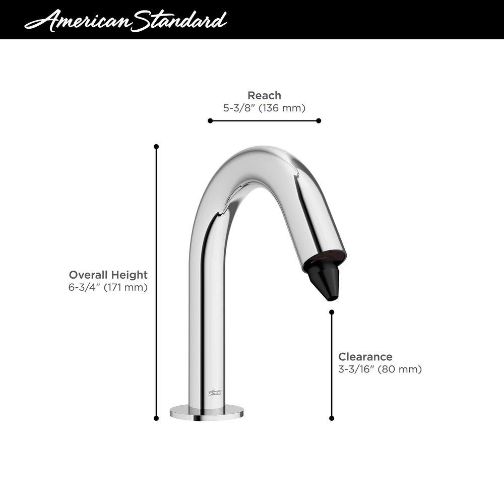 American Standard Polished Chrome 1.8 L Deck Mount Brass Soap Dispenser 