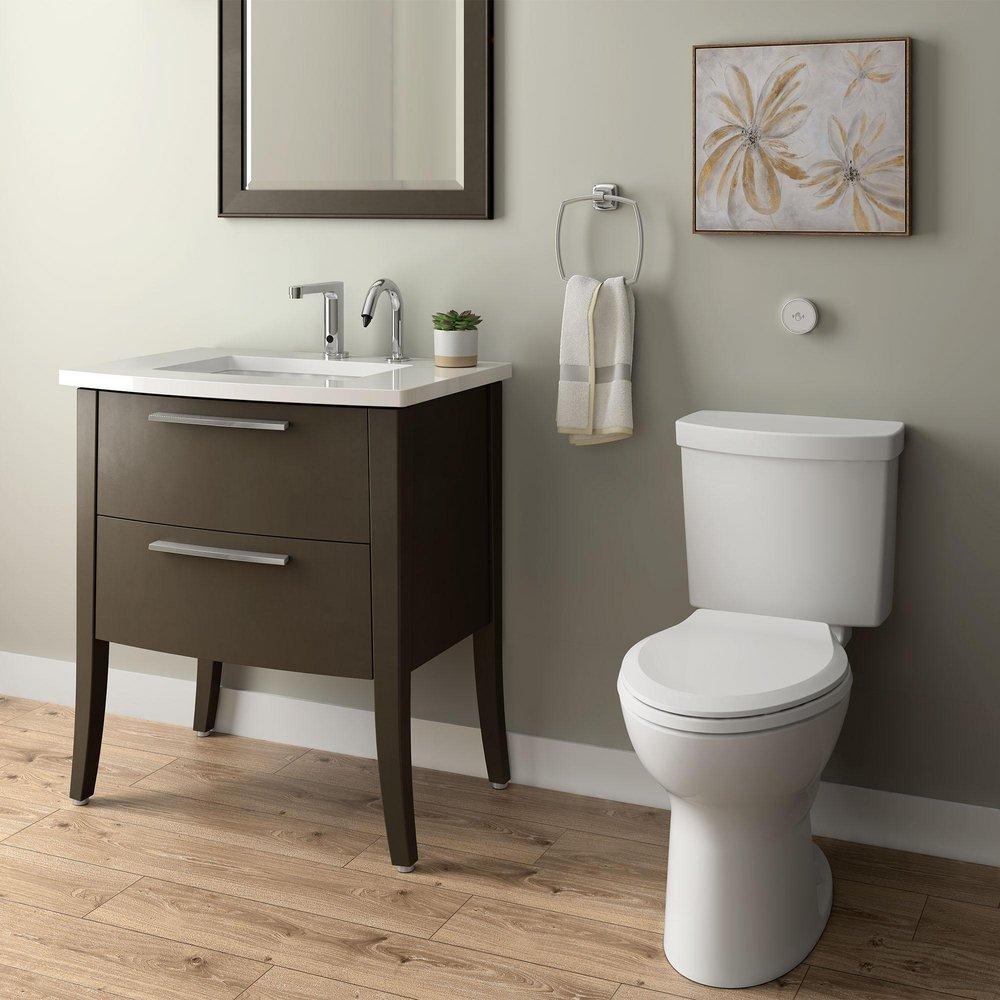 American Standard Polished Chrome 1.8 L Deck Mount Brass Soap Dispenser 