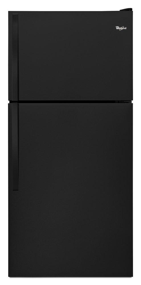 18 cu. ft. Top Mount Freezer Full Refrigerator in Black 