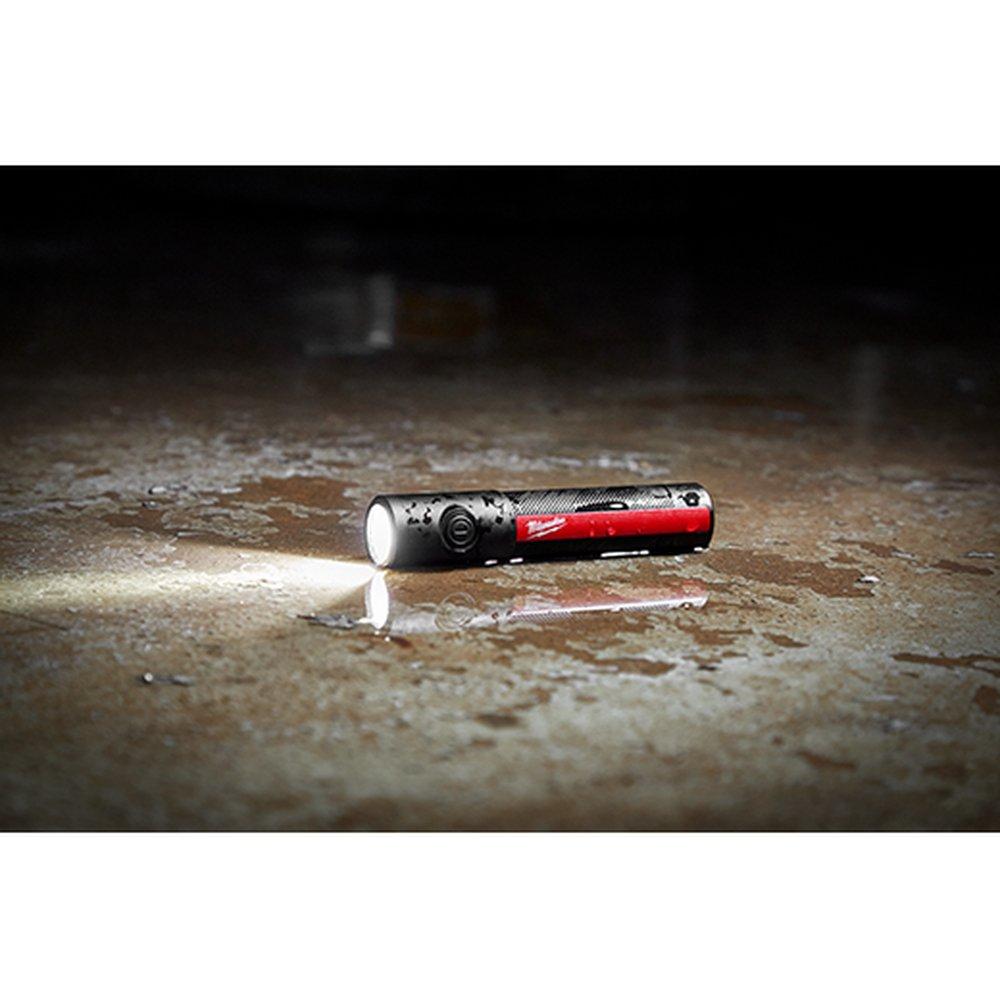 Milwaukee&reg; Black Aluminum and Plastic LED Lithium-ion Flashlight 